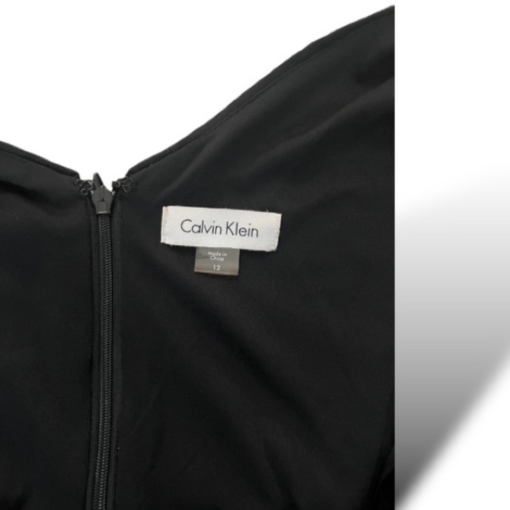 Calvin Klein Black Beaded Dress - Picture 4 of 5